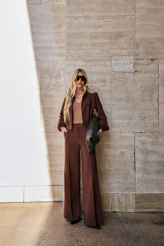 Conjunto Bomber Café 3