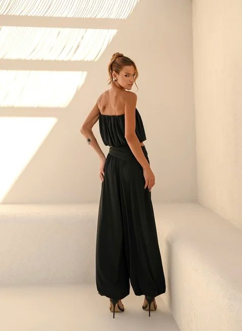 Conjunto Blusê Com Calça Aladin Preto 2