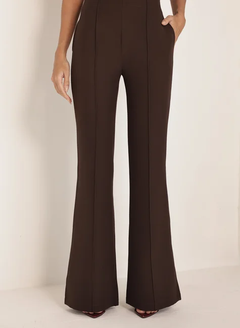 Conjunto Blusa Ombro A Ombro Café 2