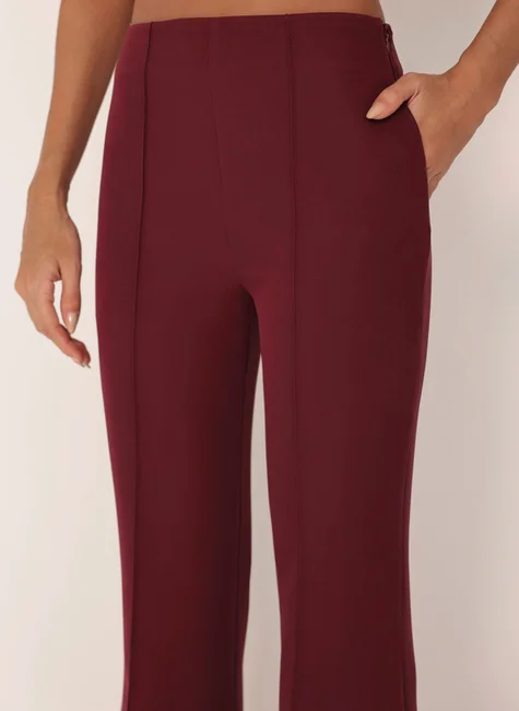 Conjunto Blusa Ombro A Ombro Vinho 4