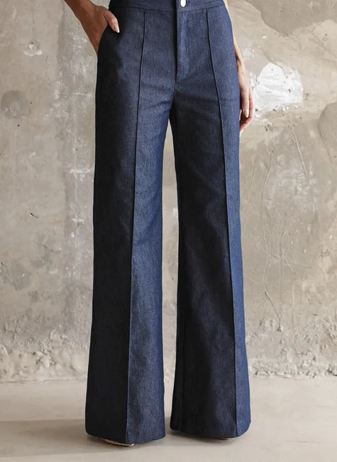 Conjunto Corset Calça Vinco Azul Jeans 4