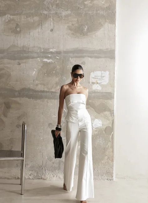 Conjunto Corset Calça Vinco Off White 3